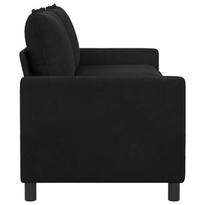 Καναπές Μαύρο 196 x 81 x 87,5 εκ. Βελούδο - Pakobazaar