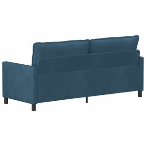 Καναπές Μπλε 196 x 81 x 87,5 εκ. Βελούδο - Pakobazaar