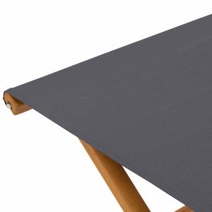 Καρέκλα Ακτίνας 2 pcs Στερεό Ξύλο Ευκαλύπτου Γκρι - Pakobazaar