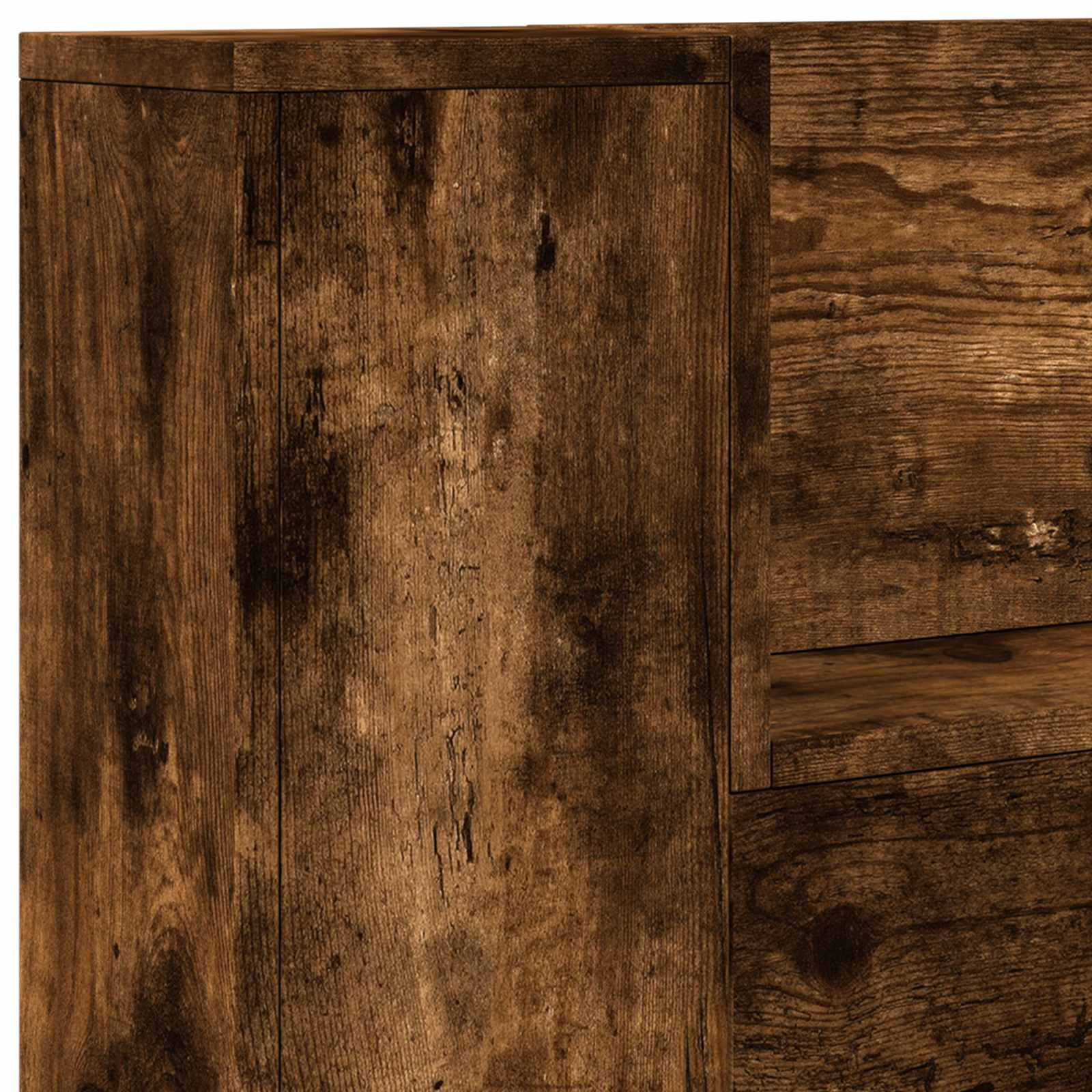 Κεφαλάρι Καπνιστό Δρύς 120 x 16,5 x 103,5 cm Επεξεργασμένο ξύλο