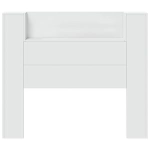 Κεφαλάρι με ράφι Λευκό 120 x 16,5 x 103,5 cm Επεξεργασμένο ξύλο - Pakobazaar