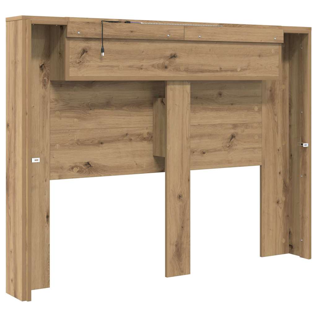 Κεφαλάρι Artisan Oak 140 x 17 x 104,5 εκ Επεξεργασμένο ξύλο - Pakobazaar