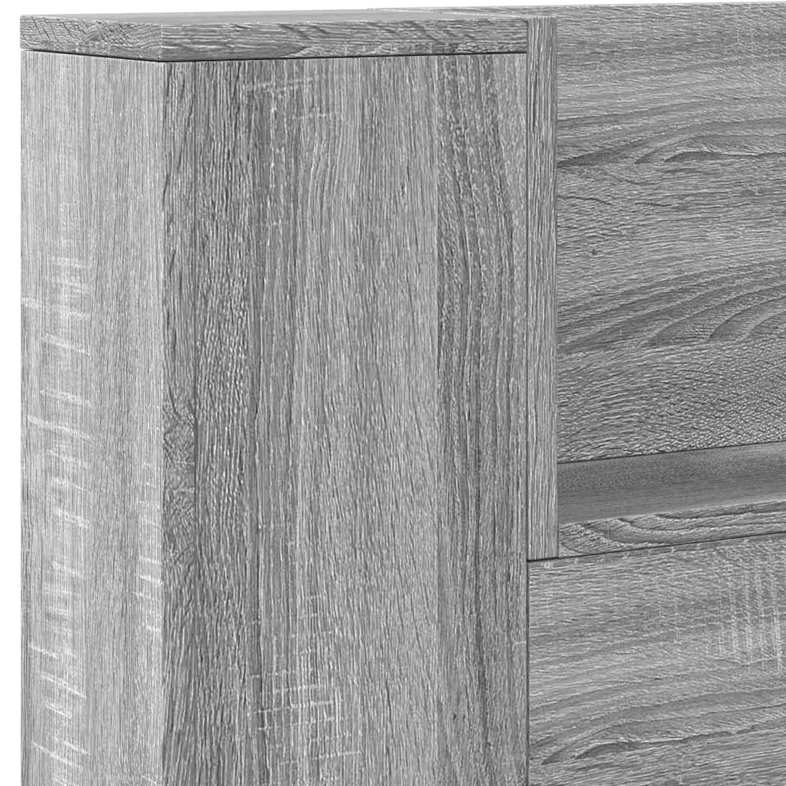 Κεφαλάρι Γκρίζο Σονομα 160 x 16,5 x 103,5 cm Επεξεργασμένο ξύλο