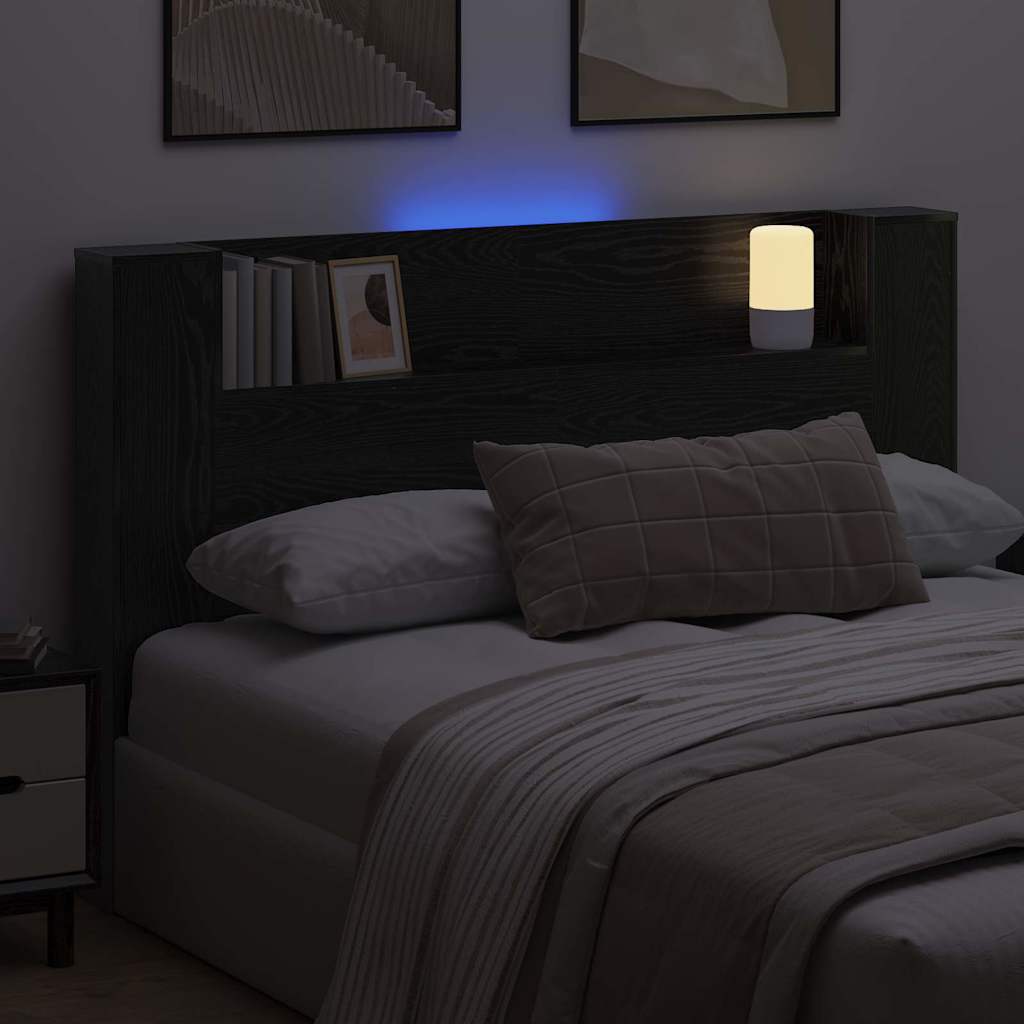 Κεφαλάρι Μαύρη Οξυά 160 x 17 x 104,5 εκ Επεξεργασμένο ξύλο