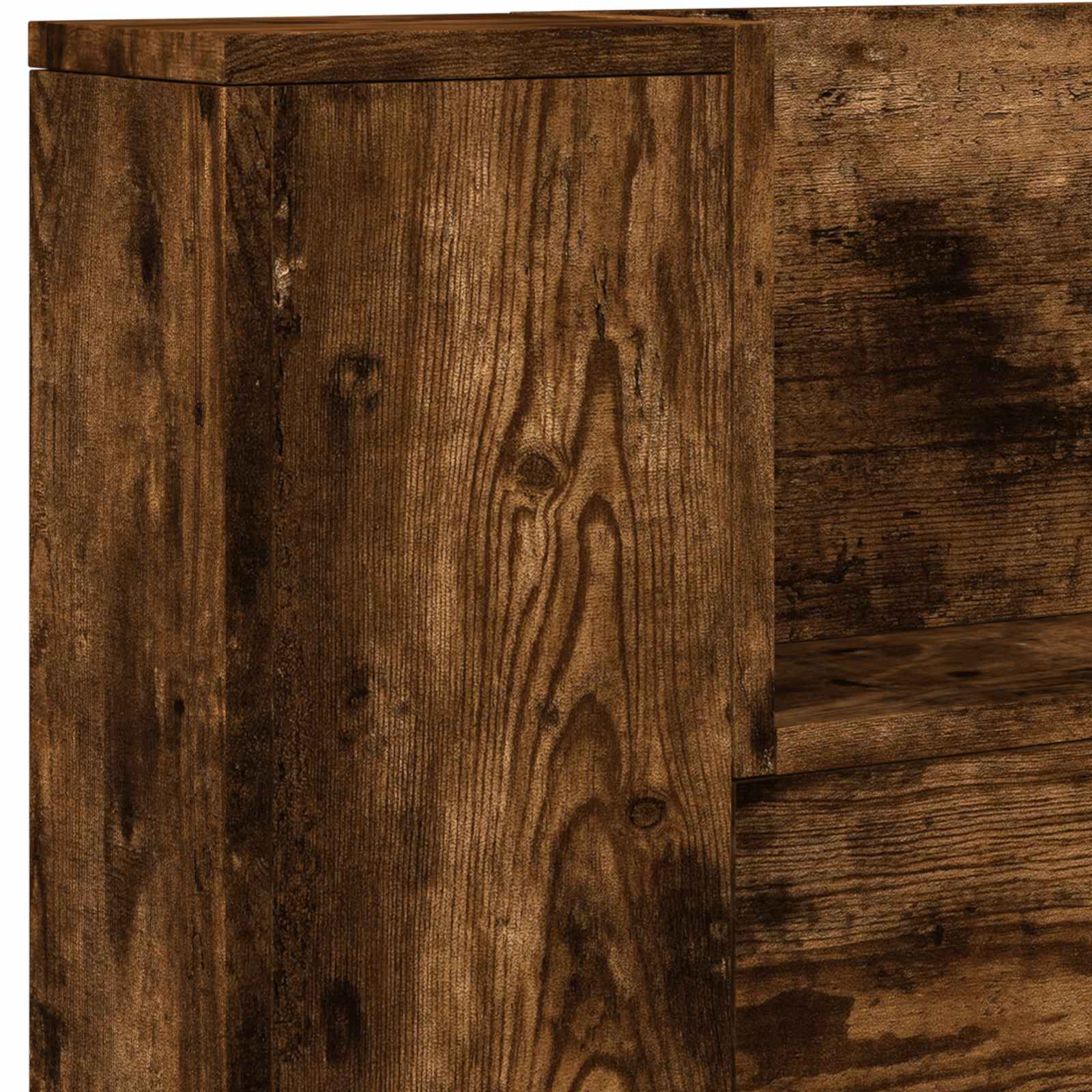 Κεφαλάρι Καπνιστό Δρύς 180 x 16,5 x 103,5 cm Επεξεργασμένο ξύλο