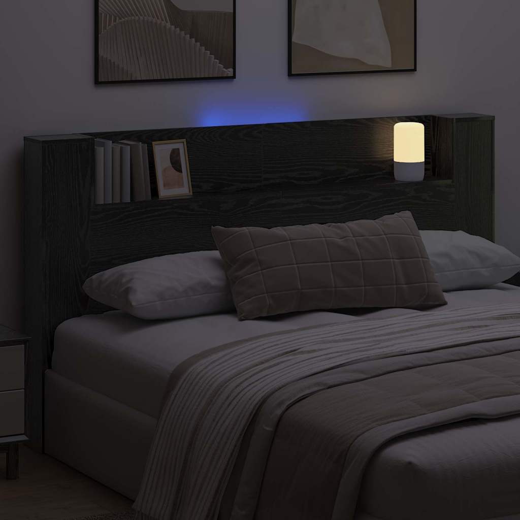 Κεφαλάρι Μαύρη Οξυά 180 x 17 x 104,5 εκ Επεξεργασμένο ξύλο