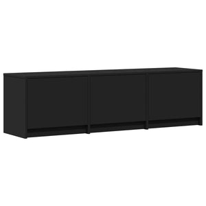 Τηλεοπτική βιβλιοθήκη με LED με LED Μαύρο 140 x 34 x 40 εκ - Pakobazaar