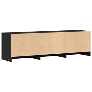 Τηλεοπτική βιβλιοθήκη με LED με LED Μαύρο 140 x 34 x 40 εκ - Pakobazaar