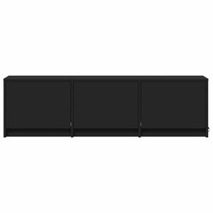 Τηλεοπτική βιβλιοθήκη με LED με LED Μαύρο 140 x 34 x 40 εκ - Pakobazaar