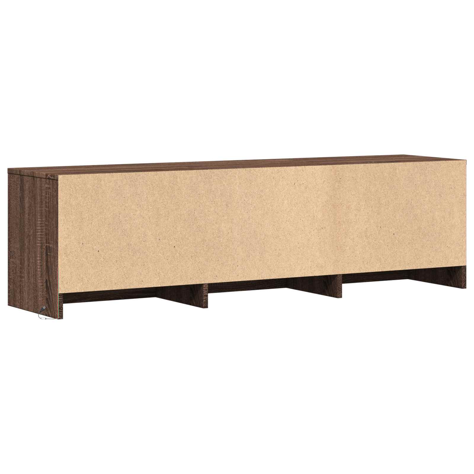 Τηλεοπτική βιβλιοθήκη με LED με LED Καφέ δρυς 140 x 34 x 40 εκ - Pakobazaar