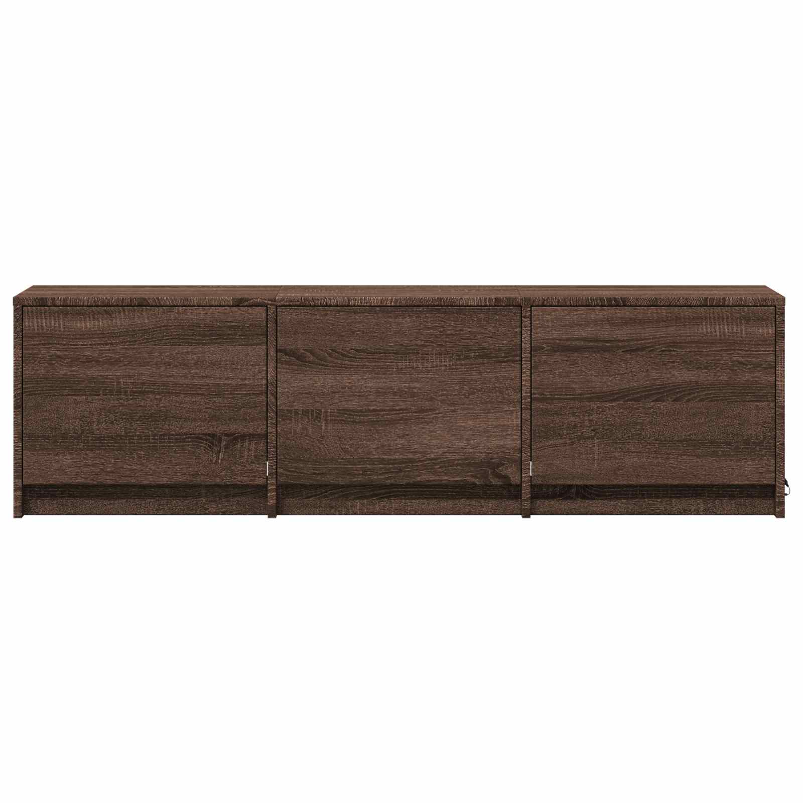 Τηλεοπτική βιβλιοθήκη με LED με LED Καφέ δρυς 140 x 34 x 40 εκ - Pakobazaar