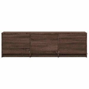 Τηλεοπτική βιβλιοθήκη με LED με LED Καφέ δρυς 140 x 34 x 40 εκ - Pakobazaar