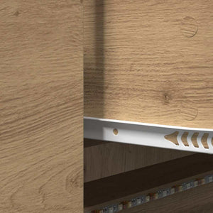 Τηλεοπτική βιβλιοθήκη με LED 140 x 34 x 40 εκ