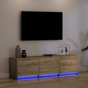 Τηλεοπτική βιβλιοθήκη με LED 140 x 34 x 40 εκ