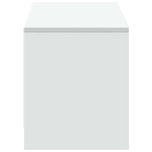 Τηλεοπτική βιβλιοθήκη με LED με συρτάρι Λευκός 140 x 34 x 40 εκ - Pakobazaar