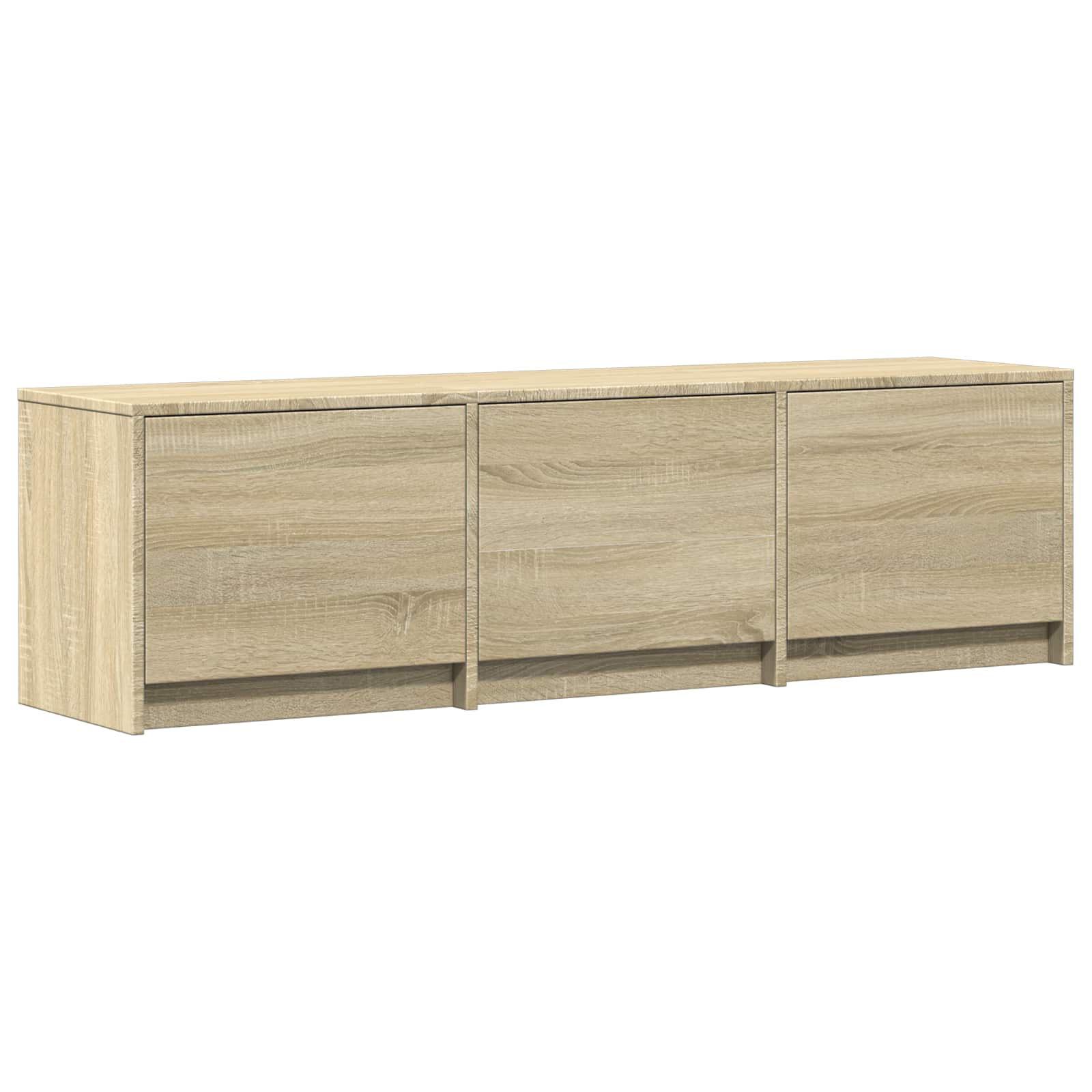 Τηλεοπτική βιβλιοθήκη με LED Δρύς Sonoma 140 x 34 x 40 εκ - Pakobazaar