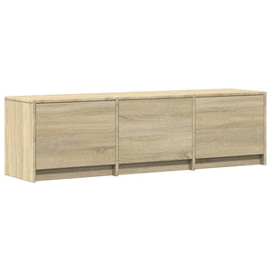 Τηλεοπτική βιβλιοθήκη με LED Δρύς Sonoma 140 x 34 x 40 εκ - Pakobazaar