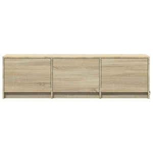 Τηλεοπτική βιβλιοθήκη με LED Δρύς Sonoma 140 x 34 x 40 εκ - Pakobazaar