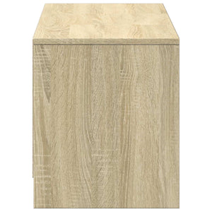 Τηλεοπτική βιβλιοθήκη με LED Δρύς Sonoma 140 x 34 x 40 εκ - Pakobazaar