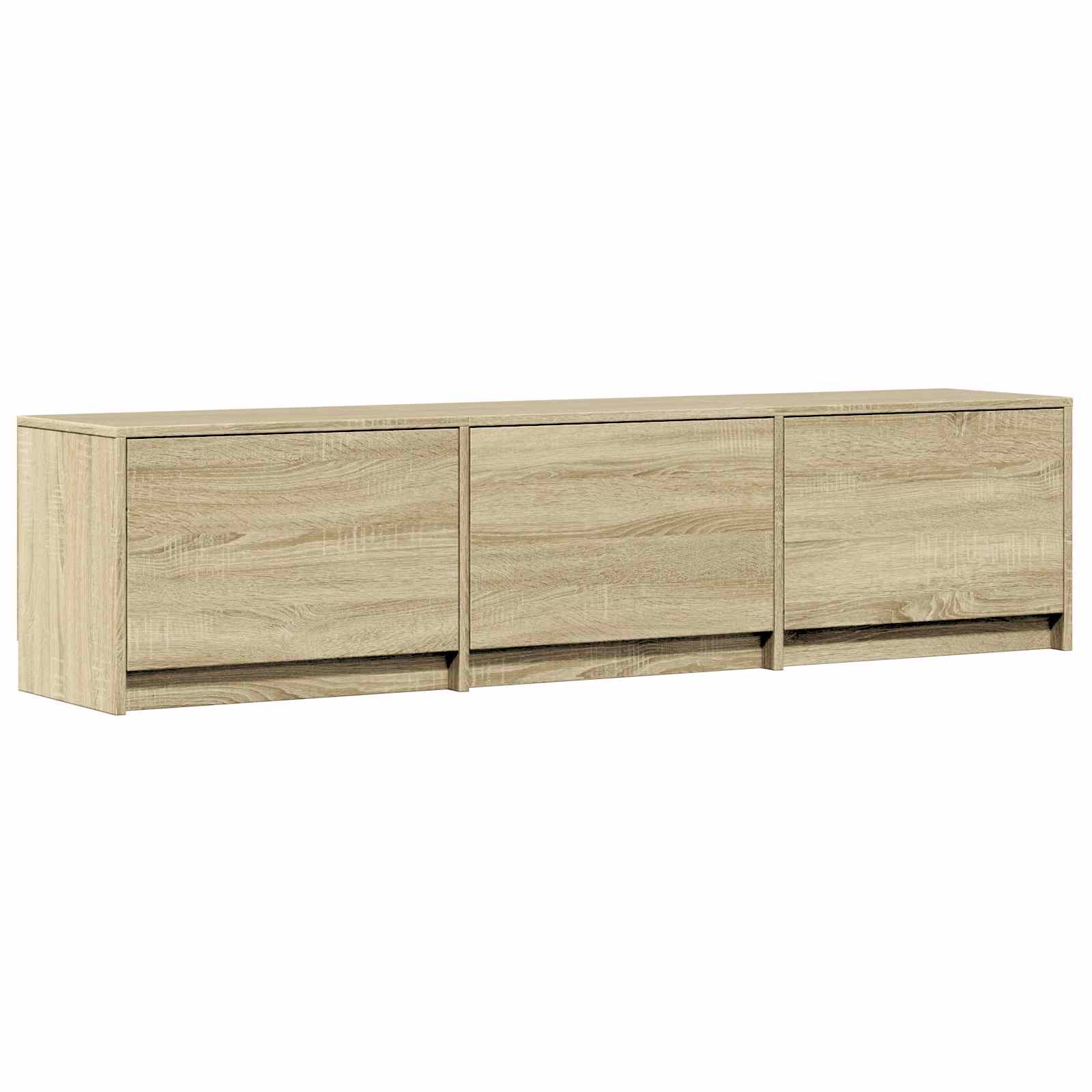 Τηλεοπτική βιβλιοθήκη με LED Δρύς Sonoma 165 x 34 x 40 εκ. - Pakobazaar