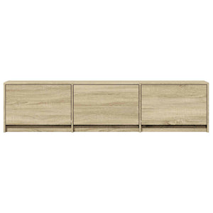 Τηλεοπτική βιβλιοθήκη με LED Δρύς Sonoma 165 x 34 x 40 εκ. - Pakobazaar