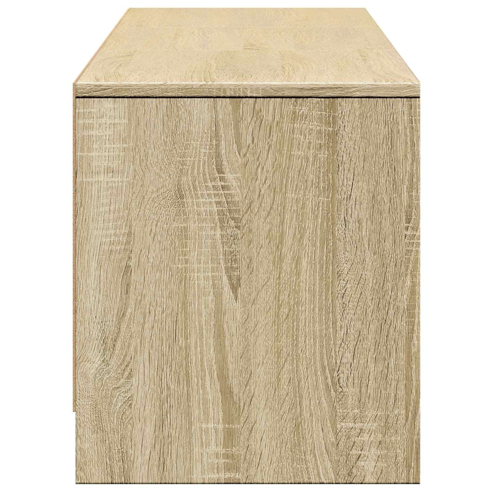 Τηλεοπτική βιβλιοθήκη με LED Δρύς Sonoma 165 x 34 x 40 εκ. - Pakobazaar