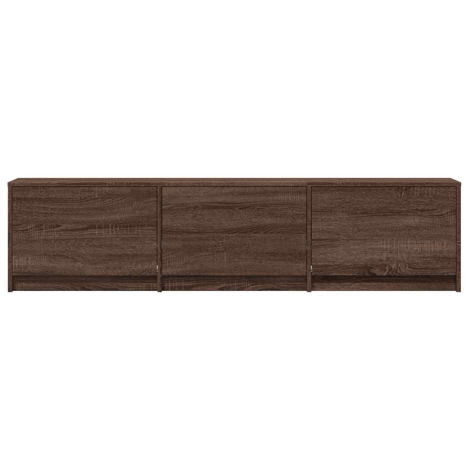 Τηλεοπτική βιβλιοθήκη με LED με LED Καφέ δρυς 165 x 34 x 40 εκ. - Pakobazaar
