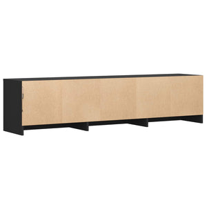 Τηλεοπτική βιβλιοθήκη με LED με LED Μαύρο 165 x 34 x 40 εκ. - Pakobazaar