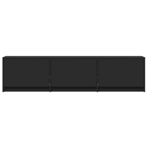 Τηλεοπτική βιβλιοθήκη με LED με LED Μαύρο 165 x 34 x 40 εκ. - Pakobazaar