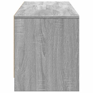Τηλεοπτική βιβλιοθήκη με LED Γκρι Σονομά 165 x 34 x 40 εκ. - Pakobazaar