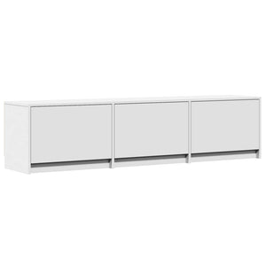 Τηλεοπτική βιβλιοθήκη με LED με LED Λευκός 165 x 34 x 40 εκ. - Pakobazaar