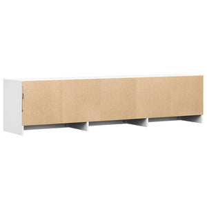 Τηλεοπτική βιβλιοθήκη με LED με LED Λευκός 165 x 34 x 40 εκ. - Pakobazaar