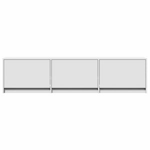 Τηλεοπτική βιβλιοθήκη με LED με LED Λευκός 165 x 34 x 40 εκ. - Pakobazaar