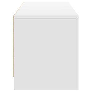 Τηλεοπτική βιβλιοθήκη με LED με LED Λευκός 165 x 34 x 40 εκ. - Pakobazaar