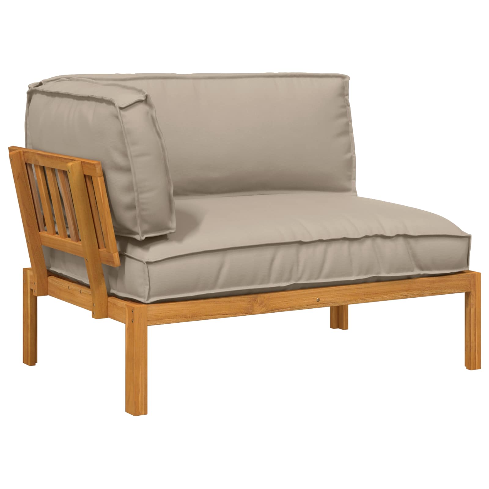Σετ Καναπέ Taupe 133 x 92 x 69 εκ. Στερεό Ξύλο Ακακίας - Pakobazaar