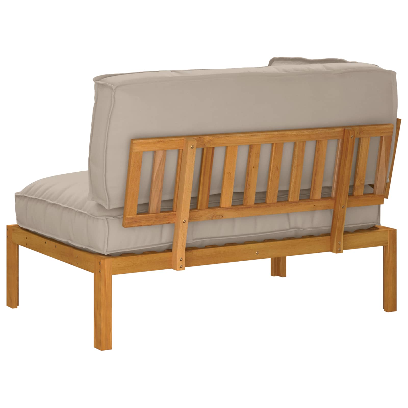Σετ Καναπέ Taupe 133 x 92 x 69 εκ. Στερεό Ξύλο Ακακίας - Pakobazaar