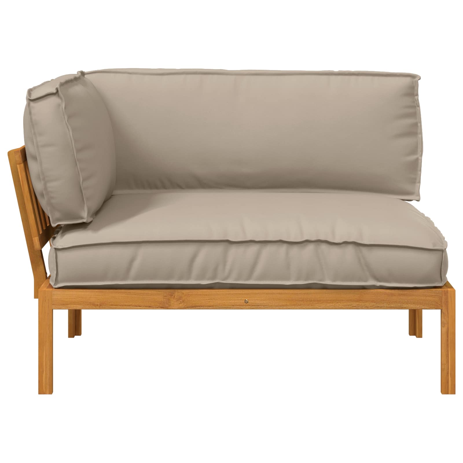 Σετ Καναπέ Taupe 133 x 92 x 69 εκ. Στερεό Ξύλο Ακακίας - Pakobazaar