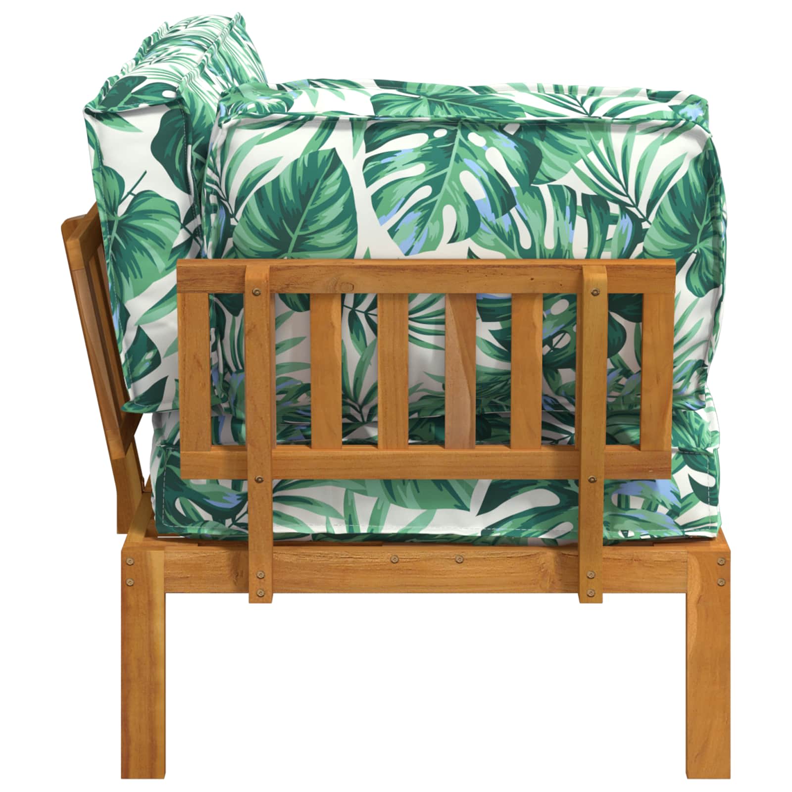 Σετ Καναπέ Σχέδιο Φύλλου 133 x 92 x 69 εκ. Στερεό Ξύλο Ακακίας - Pakobazaar