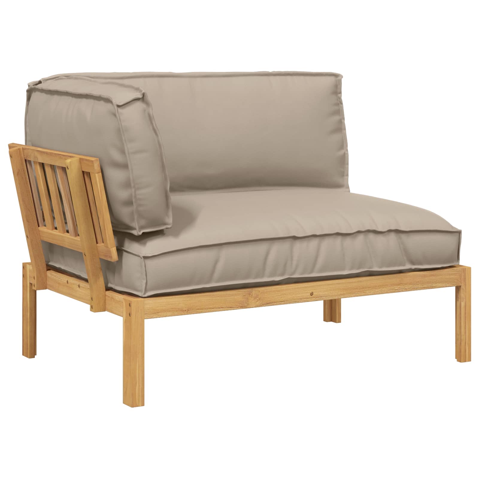 Σετ Καναπέ Taupe 133 x 92 x 69 εκ. Στερεό Ξύλο Ακακίας - Pakobazaar