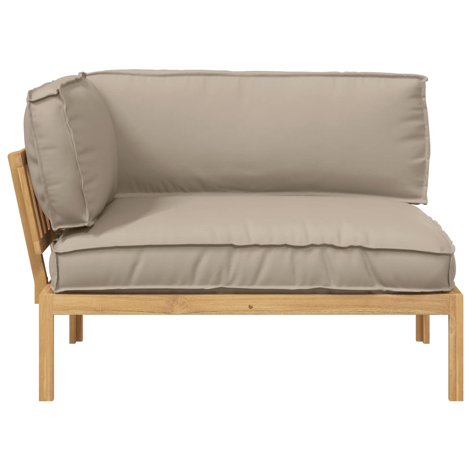 Σετ Καναπέ Taupe 133 x 92 x 69 εκ. Στερεό Ξύλο Ακακίας - Pakobazaar