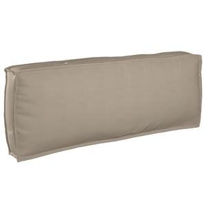 Σετ Καναπέ με μαξιλάρι 4 pcs Taupe Στερεό Ξύλο Ακακίας - Pakobazaar