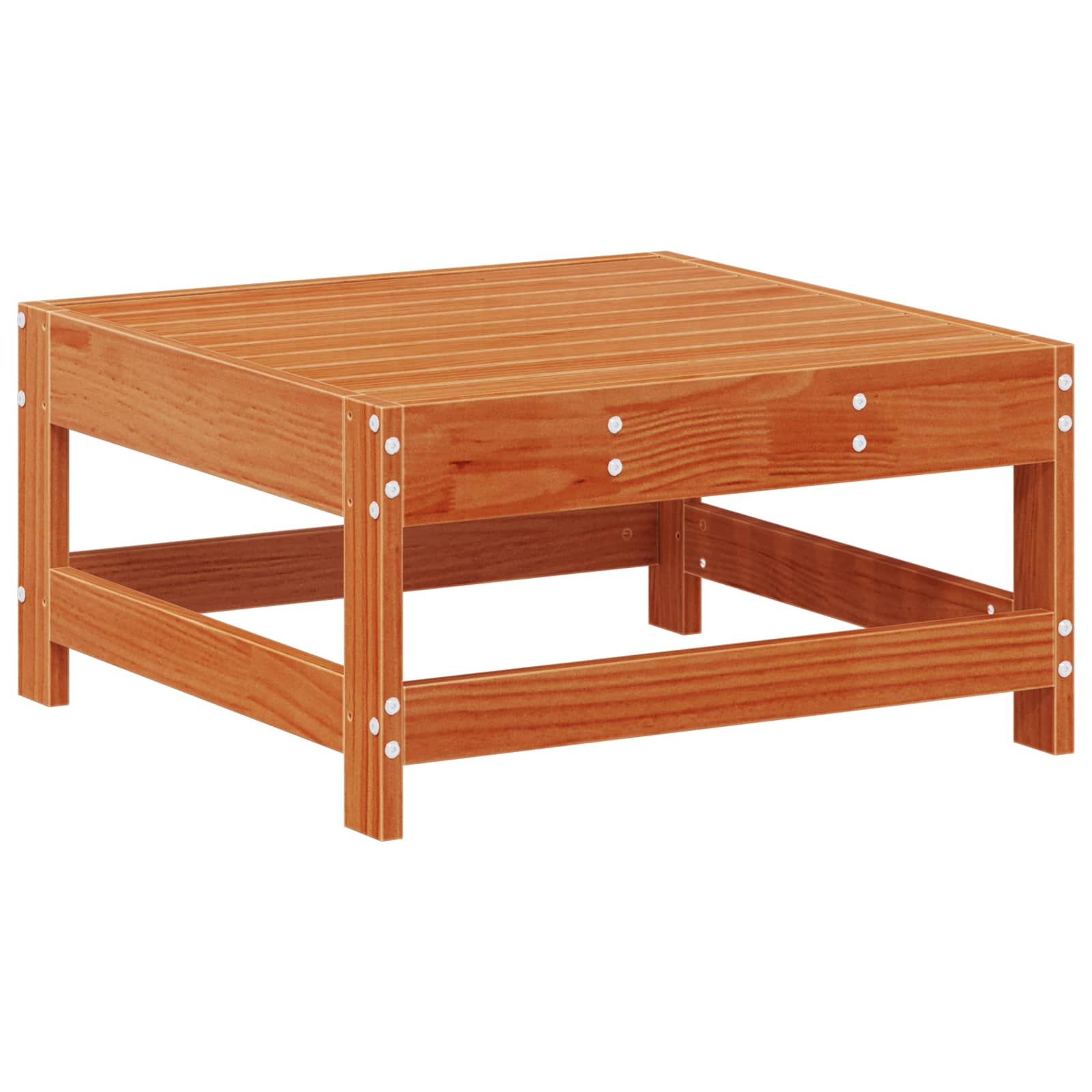 Σετ Ξαπλώστρας Κήπου 5 pcs Κερωμένο Καφέ Στερεό πεύκο - Pakobazaar