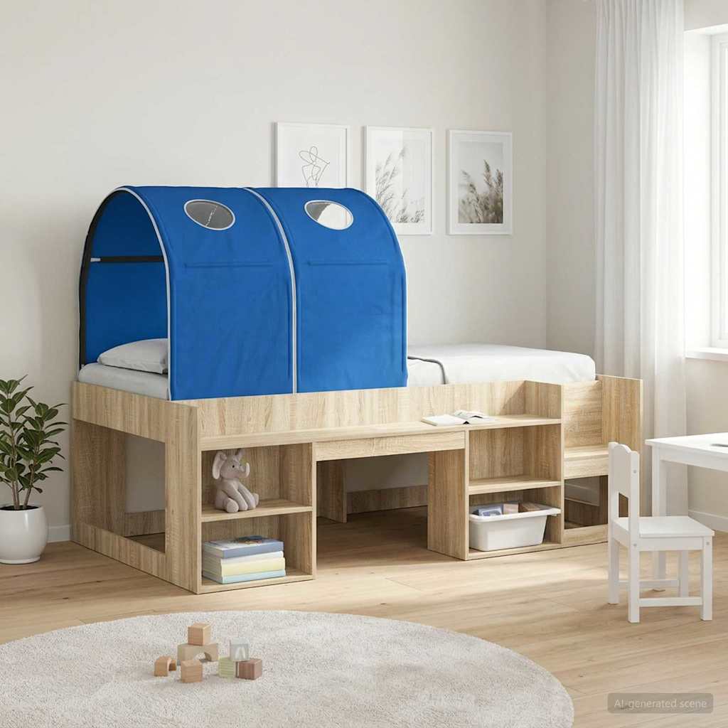 Κρεβάτι Τούνελ 2 pcs Μπλε 211 x 52,5 x 2 εκ Πολυεστέρας - Pakobazaar