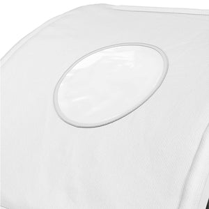 Κρεβάτι Τούνελ 2 pcs Λευκό 211 x 67.5 x 2 εκ. Πολυεστέρας - Pakobazaar