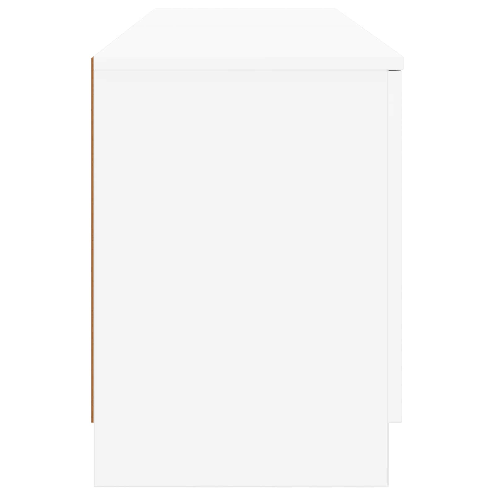Ντουλάπι κρεβατιού με αποθήκευση 2 pcs Λευκό 66 x 35 x 48 εκ. - Pakobazaar