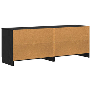 Ντουλάπι κρεβατιού με πόρτα 2 pcs Μαύρη Δρυς 66 x 35 x 48 εκ. - Pakobazaar