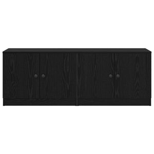Ντουλάπι κρεβατιού με πόρτα 2 pcs Μαύρη Δρυς 66 x 35 x 48 εκ. - Pakobazaar