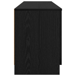 Ντουλάπι κρεβατιού με πόρτα 2 pcs Μαύρη Δρυς 66 x 35 x 48 εκ. - Pakobazaar
