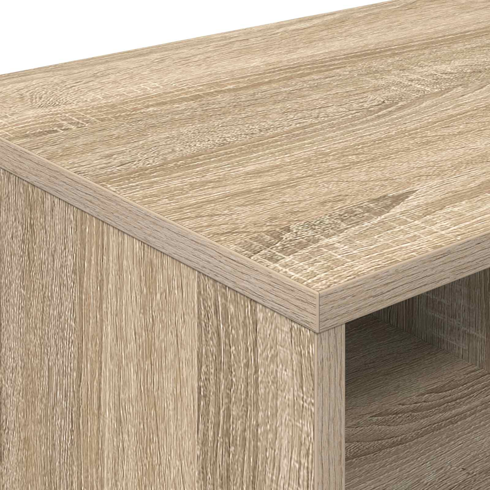 Ντουλάπι κρεβατιού με πόρτα 2 pcs Sonoma Δρυς 66 x 35 x 48 εκ. - Pakobazaar