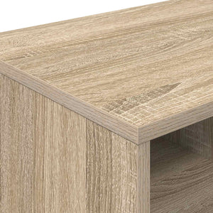 Ντουλάπι κρεβατιού με πόρτα 2 pcs Sonoma Δρυς 66 x 35 x 48 εκ. - Pakobazaar